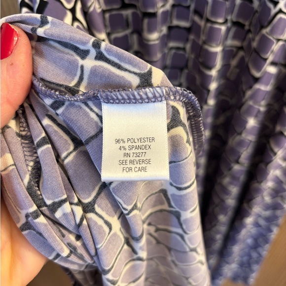 Apt 9 faux wrap dress w 3/4 sleeve. Sz PXL - Picture 6 of 9